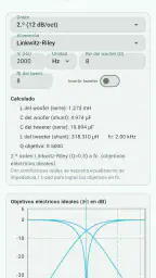 Calcolatore Filtri Elettronici 5