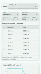 Calcolatore Filtri Elettronici 6