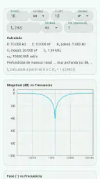 Calcolatore Filtri Elettronici 8