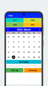 Calendario 2026 screenshot