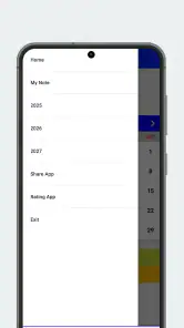 Calendario 2026 screenshot