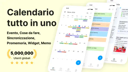 Calendario, Agenda Giornaliera 1