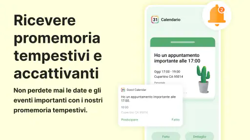 Calendario, Agenda Giornaliera 6