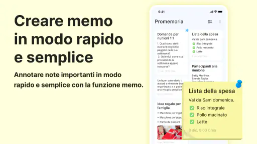 Calendario, Agenda Giornaliera 7
