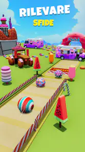 Candy Ball Run - Rolling Games screenshot