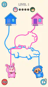 Capybara Rush: Draw To Home screenshot