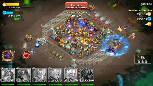 Castle Clash:Sovrano del Mondo 2