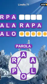 Cerca Parole, Gioco Paroliere screenshot
