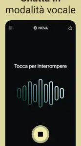 Сhatbot IA in italiano - Nova screenshot