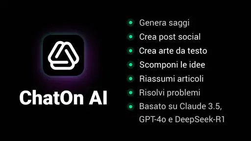 ChatOn - Chat IA in italiano 1