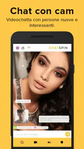 Chatspin - Video chat casuale screenshot