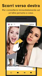 Chatspin - Video chat casuale screenshot