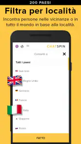 Chatspin - Video chat casuale screenshot