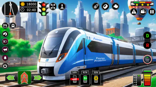 città treno sim- treno Giochi 8