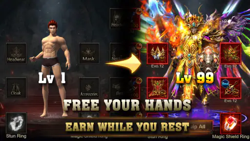 Clash Legend: idle magic rpg 4