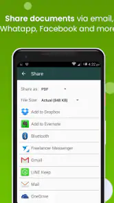 Clear Scan : scansione pdf app screenshot