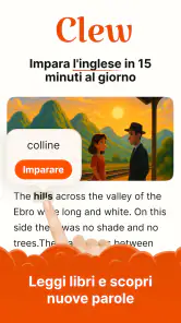 Clew: impara inglese leggendo screenshot