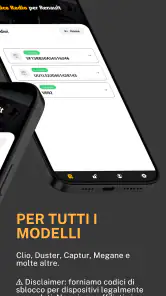 Codice Radio: Renault screenshot