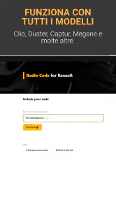 Codice Radio: Renault screenshot
