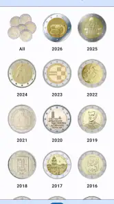 Collezione di monete in euro screenshot