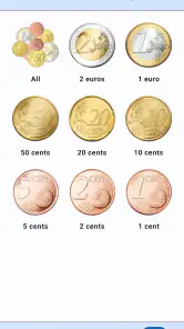 Collezione di monete in euro screenshot