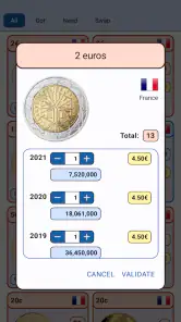 Collezione di monete in euro screenshot