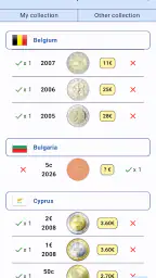 Collezione di monete in euro 8