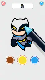 Coloring Paint: ASMR Superhero 5