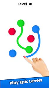 Connect Color Ball Puzzle Game screenshot