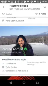 Couchsurfing Travel App screenshot