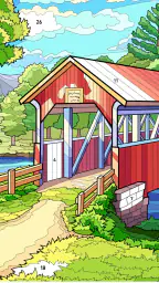 Country Farm Coloring Book 5