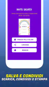Crea biglietti d'invito screenshot