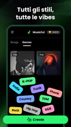 Crea canzoni con IA - Musicful 3