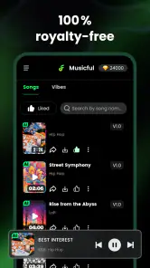 Crea canzoni con IA - Musicful screenshot