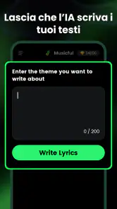 Crea canzoni con IA - Musicful screenshot