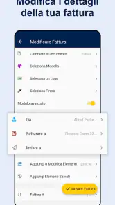 Crea fatture-preventivi in PDF screenshot