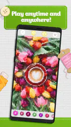 Cross Stitch Coloring Art 5