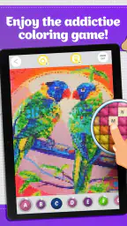 Cross Stitch Coloring Art 6