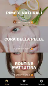 cura della pelle e del viso screenshot
