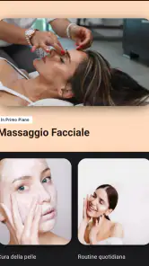 cura della pelle e del viso screenshot