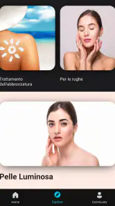 cura della pelle e del viso screenshot