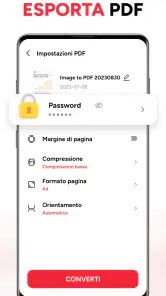 Da immagine a PDF: PDF Creator screenshot