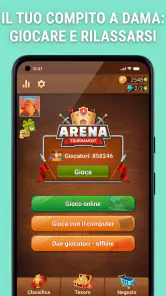 Dama: gioca online e offline screenshot