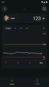 Dexcom Follow screenshot