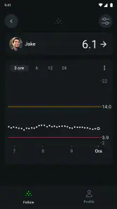 Dexcom Follow screenshot