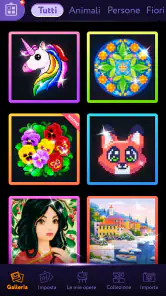 Diamanti magici per colorare screenshot