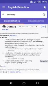 Dizionario inglese-ita WordRef screenshot