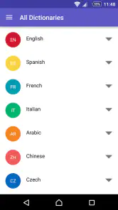 Dizionario inglese-ita WordRef screenshot