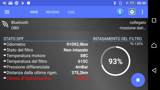 DPF Monitor -Fiat e Alfa Romeo 8