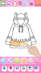 Dress Coloring Game Glitter 4